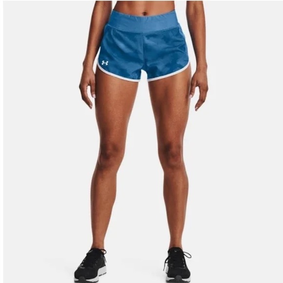 Under Armour Speedpocket Run N Shorts short in Blue Fitted women’s size S - Picture 2 of 10